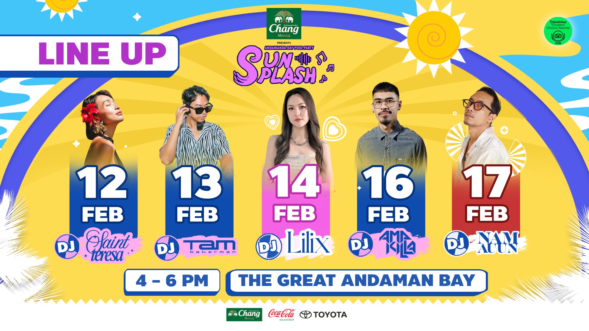 Sunsplash : The Wildest Pool Party Experience at Andamanda Phuket 