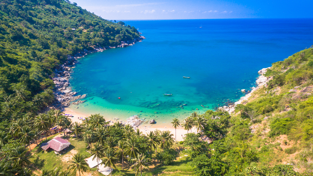 A birds-eye view of Nui Beach, Phuket