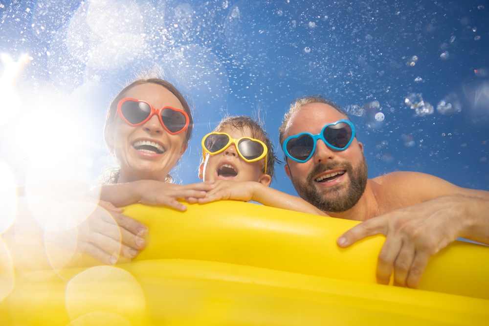 A family has fun at Andamanda Phuket