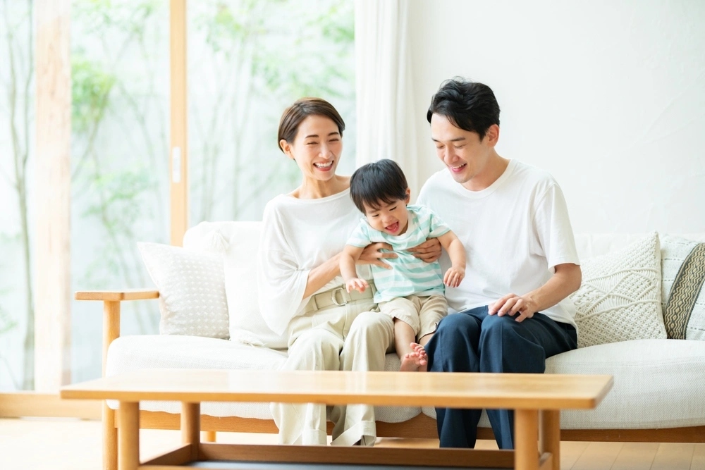 A family spending quality time together