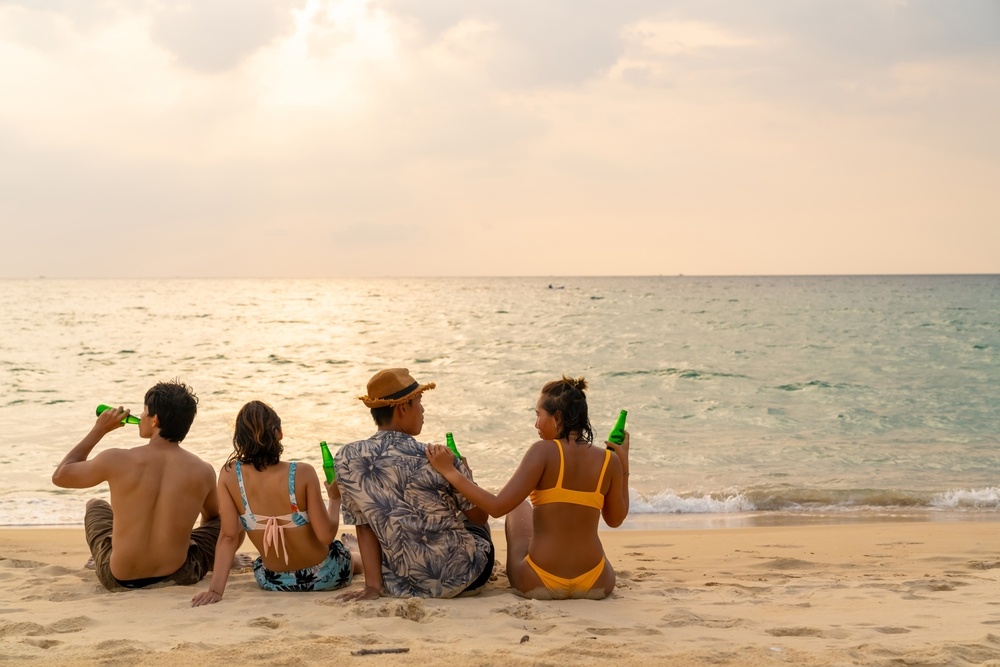 enjoying beach time in Phuket 