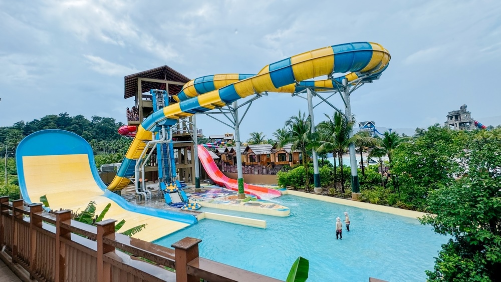 Water slides at Andamanda Phuket 