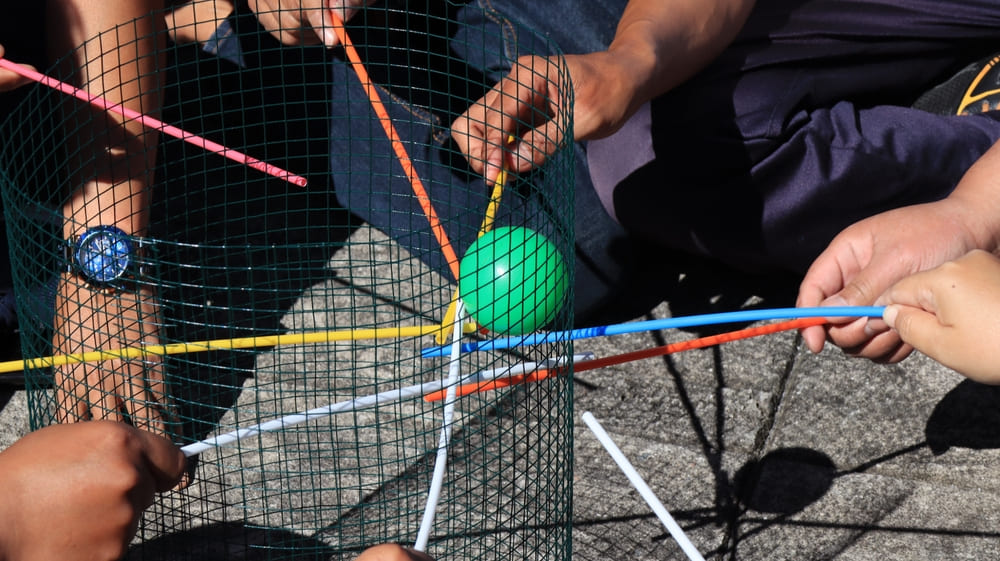 outdoor team-building activity