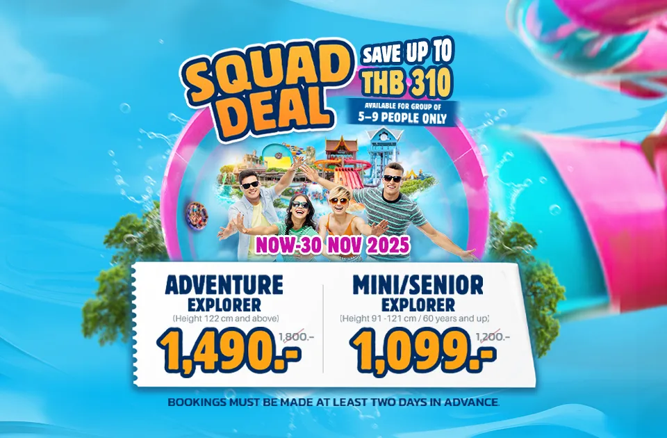 Get your crew of 5-9 together for the ultimate adventure at Andamanda Phuket!