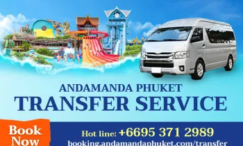 Enjoy hassle-free travel to Andamanda Phuket with our reliable transfer service. Choose shared or private vans from Phuket or Phang Nga, with fixed rates and friendly drivers. Book online today!