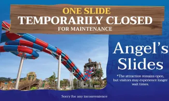 Angel's slides close one lane