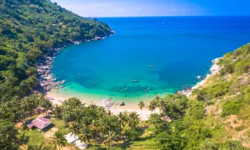 A birds-eye view of Nui Beach, Phuket