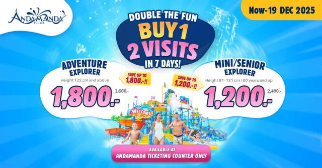 7-Day Double Splash Pass — Buy 1 Ticket, Play 2 Times!